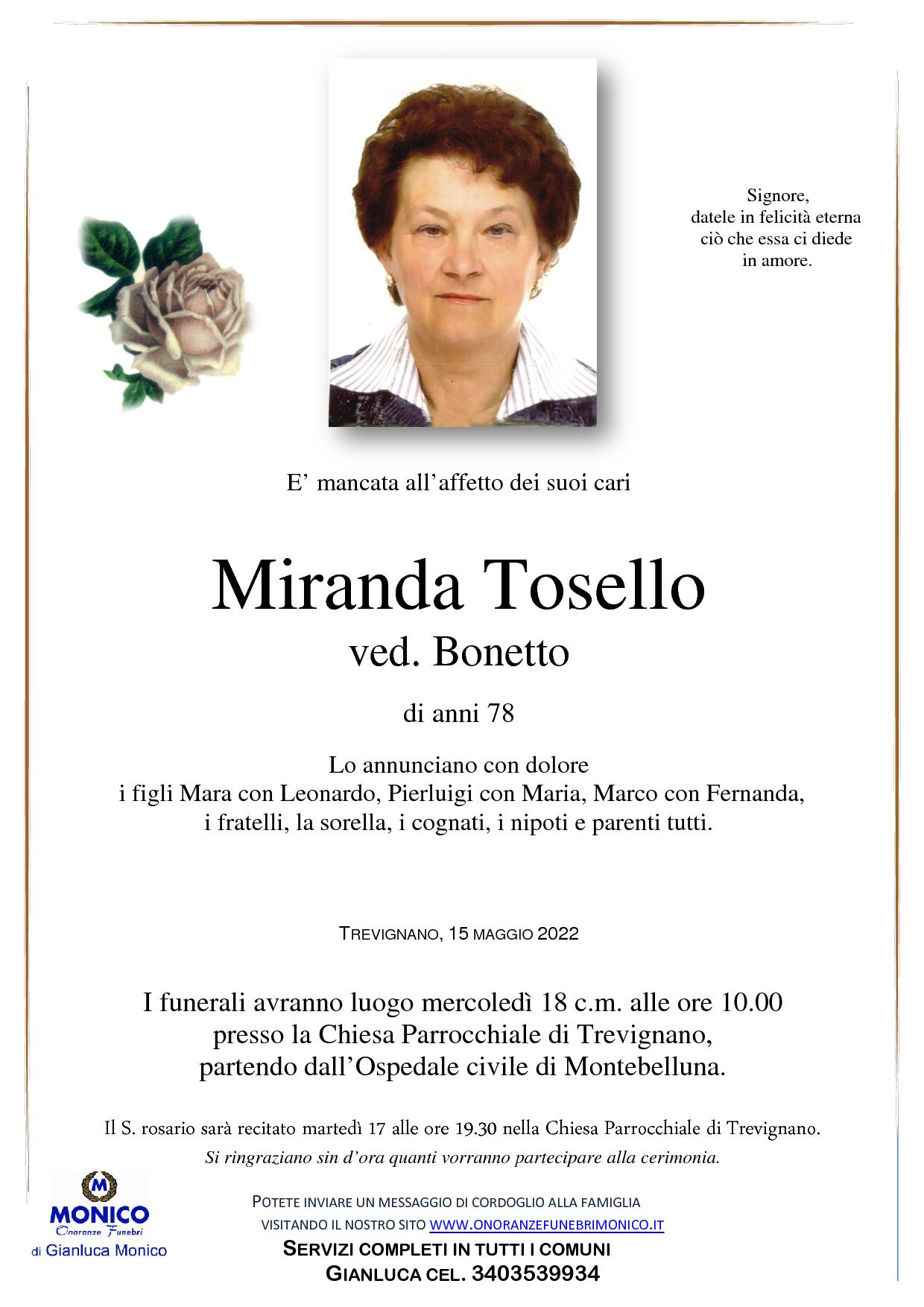 Tosello Miranda
